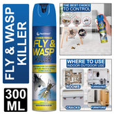 PestShield Fly & Wasp Killer Spray 300ml Pest Control